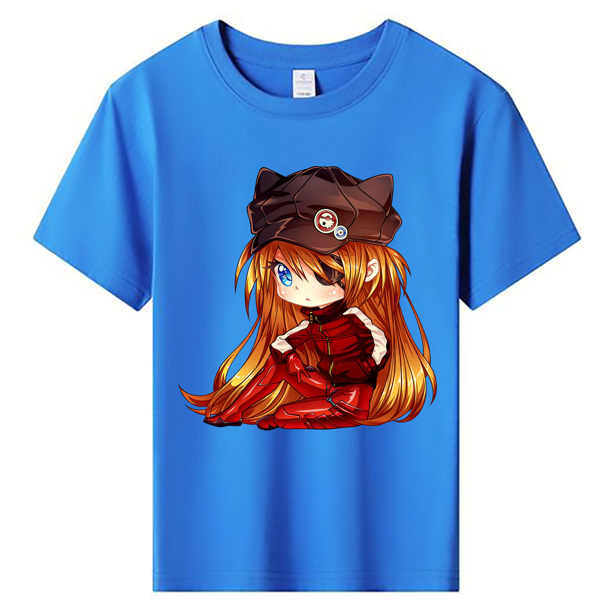 （画像用） EVA 新世紀エヴァンゲリオン 綿100％キッズTシャツ（フロントプリント）